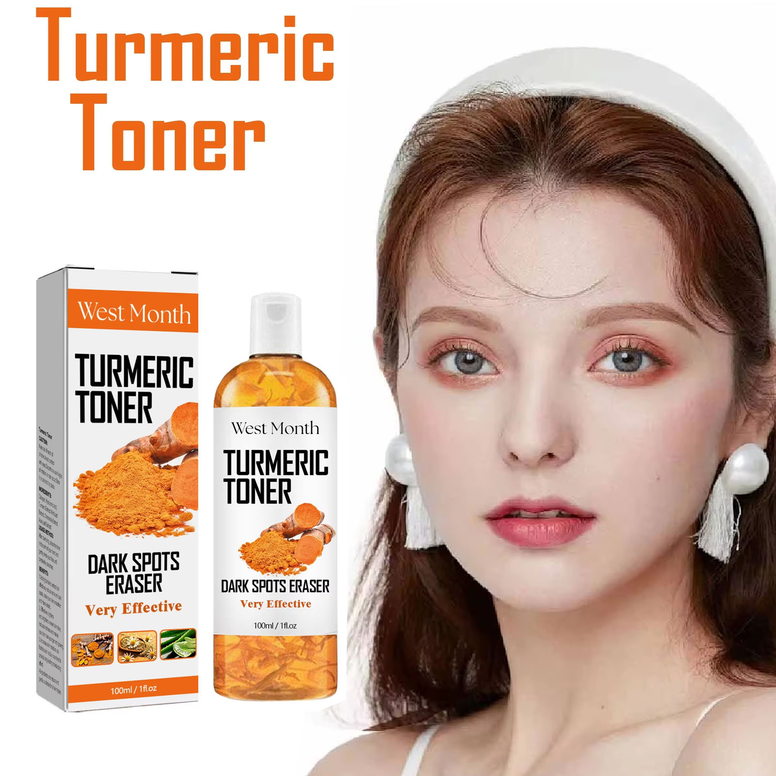 Rose Water Spray - จุดด่างดํากําจัด Toner ไวท์เทนนิ่งจุด Corrector ลบกระ Lighten
