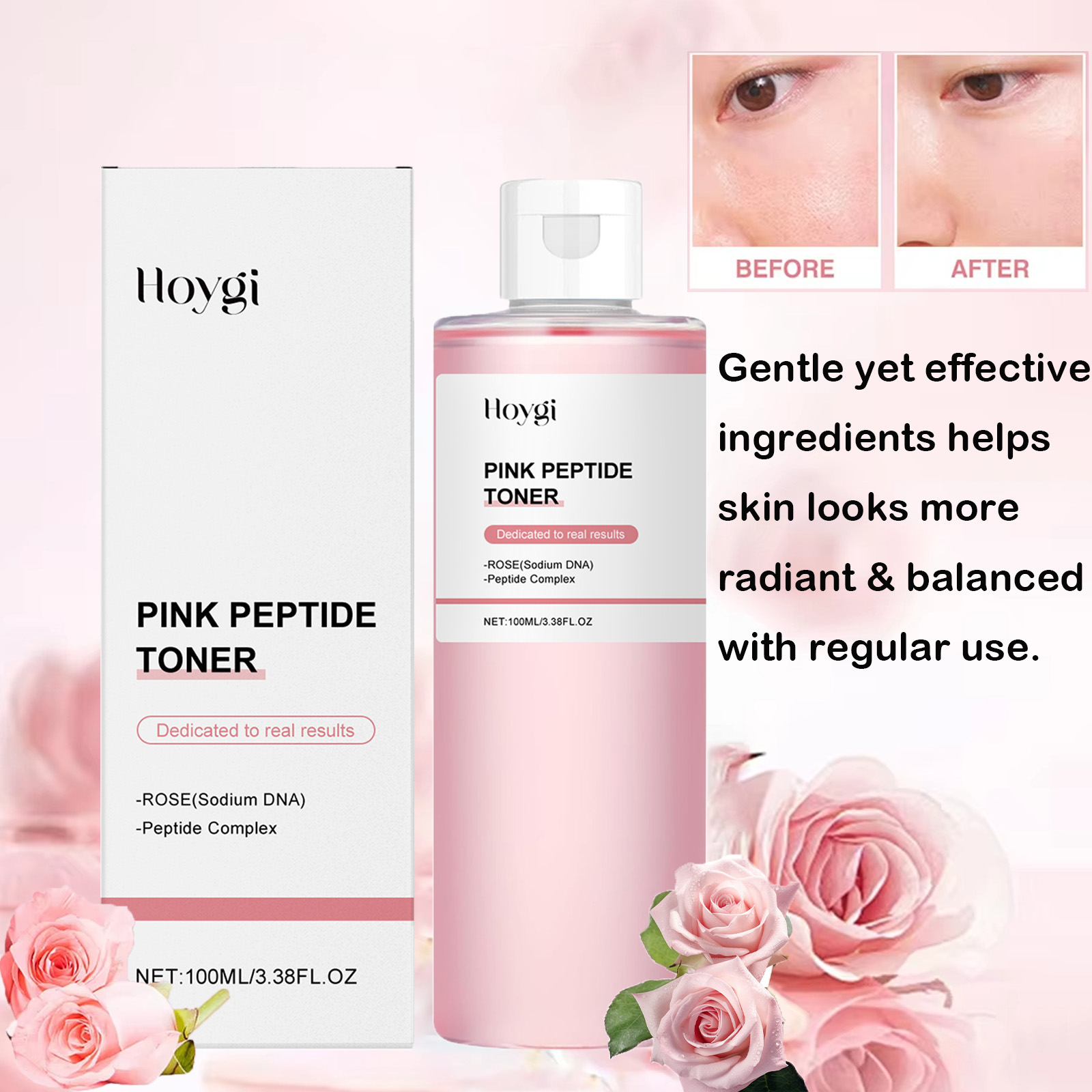 Rose Water Spray - โทนเนอร์สารสกัดจากกุหลาบ ผิวเปล่งประกาย ปลอบประโลมผิว ชุ่มชื้น สดชื่น บำรุงผิว
