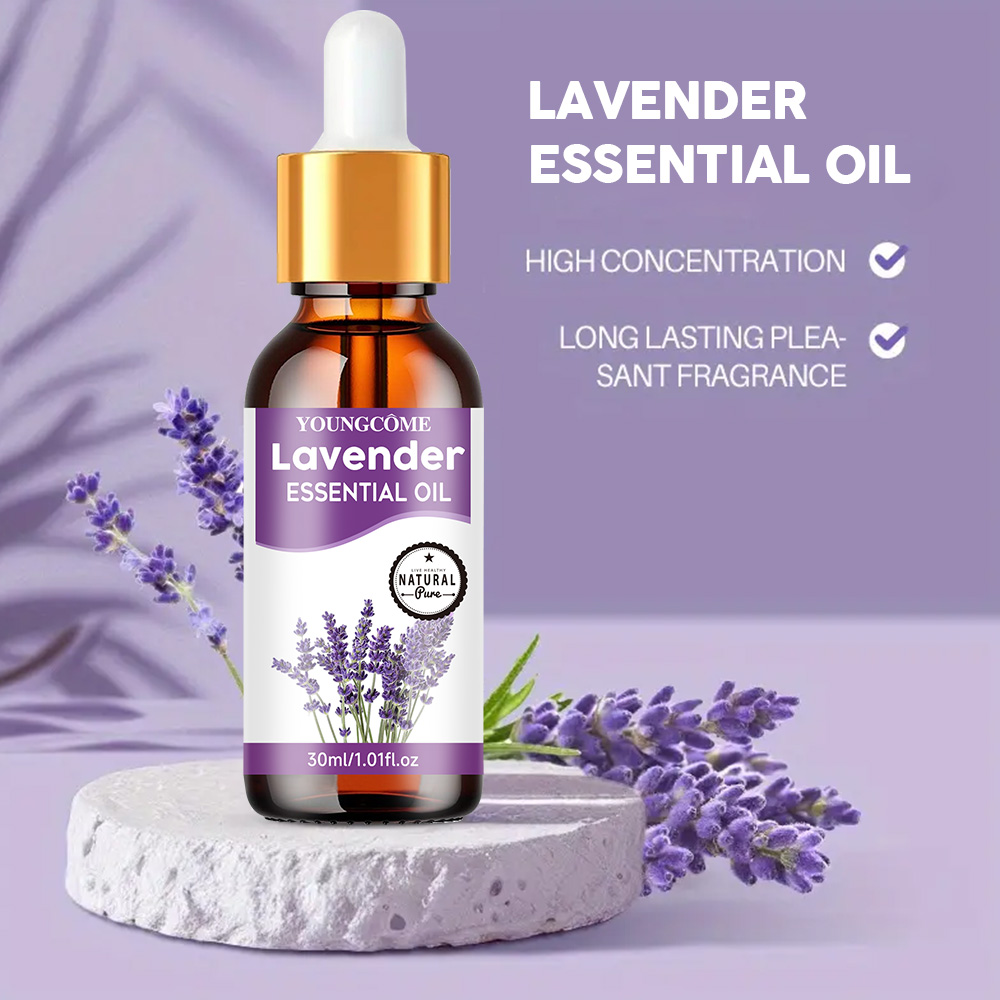 Perfume Lavender Fragrance - น้ำมันนวดผมสารสกัดลาเวนเดอร์ น้ำมันนวดข้อต่อ น้ำมันนวดเกรปฟรุตและลาเวนเดอร์ น้ำมันบำรุงผิวกาย ผลิตภัณฑ์ดูแลผิวกายใหม่