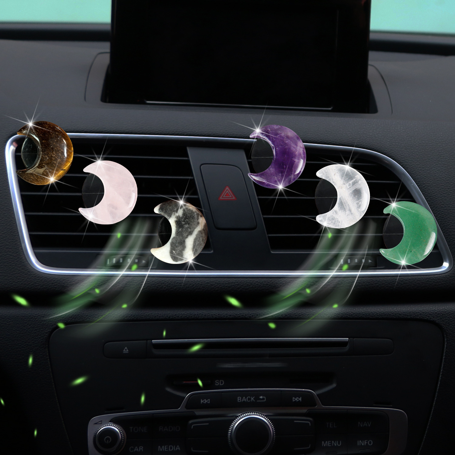คริสตัล Moon Car Air Freshener - Perfume Fragrance Outlet บทวิจารณ์และราคา