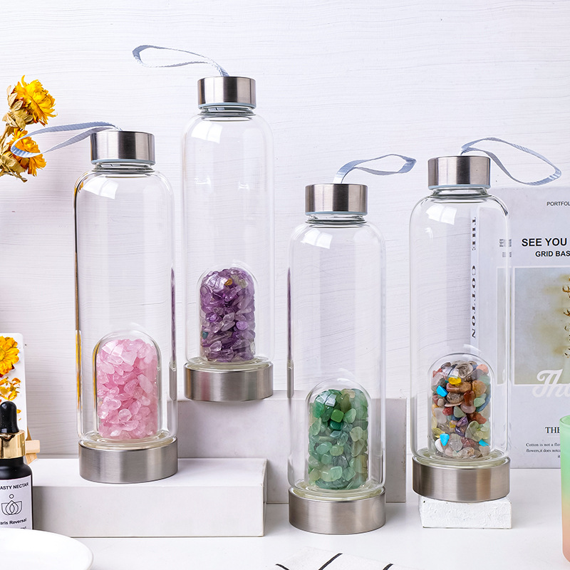 ขวดน้ำแก้วคริสตัลธรรมชาติพร้อม - Rose Water Spray บทวิจารณ์และราคา