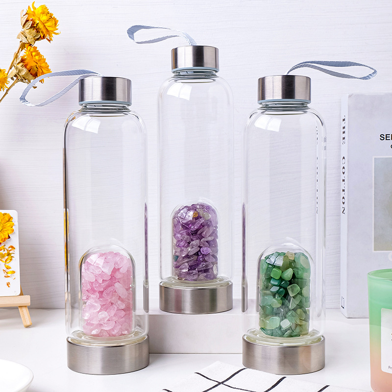 ขวดน้ำแก้วคริสตัลธรรมชาติพร้อม - Rose Water Spray บทวิจารณ์และราคา